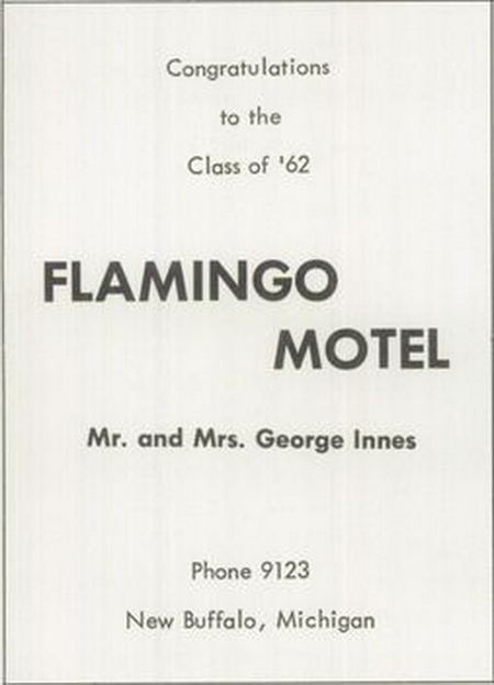 Flamingo Motel - Old Yearbook Ad